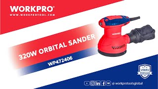 How to Master the WORKPRO 320W-1 25MM Orbital Sander | Expert Tips & Tricks Revealed.