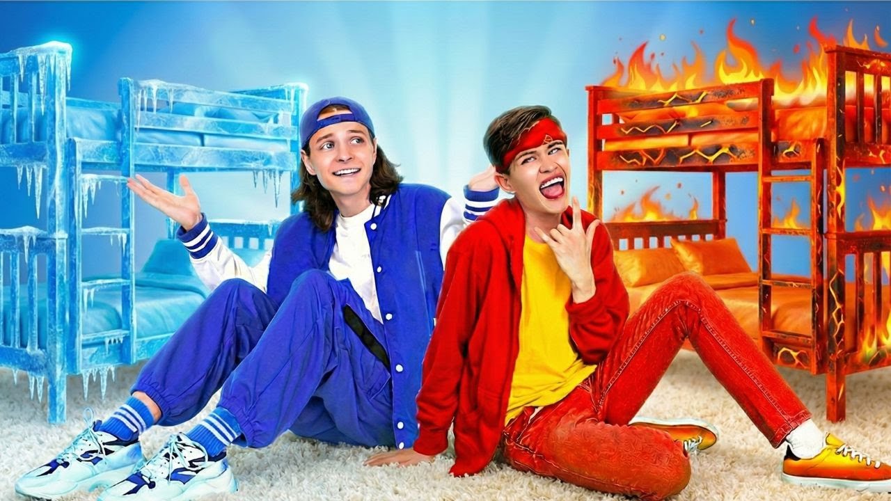 Мы создаём СУПЕР-комнату! COLD ❄️ vs HOT 🔥 Makeover Challenge