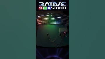 WLED Matrix Sound Reactive #SHORTS