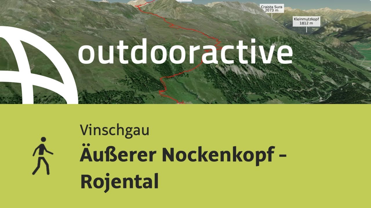 Wanderung im Vinschgau: Äußerer Nockenkopf - Rojental