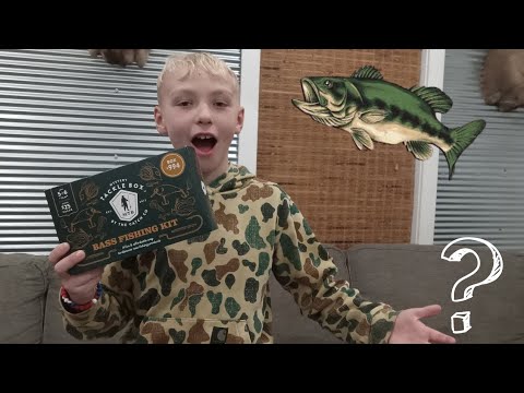 Unboxing a bass fishing mystery box!