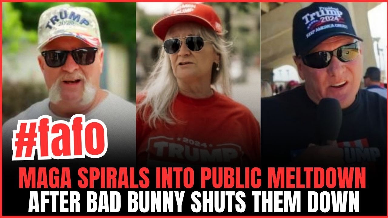 MAGA In Public Meltdown After Bad Bunny Outshines Their Embarrassing Halftime Show #fafoseason