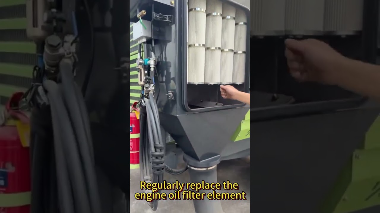 Maintenance instructions for integrated DTH drill rig 