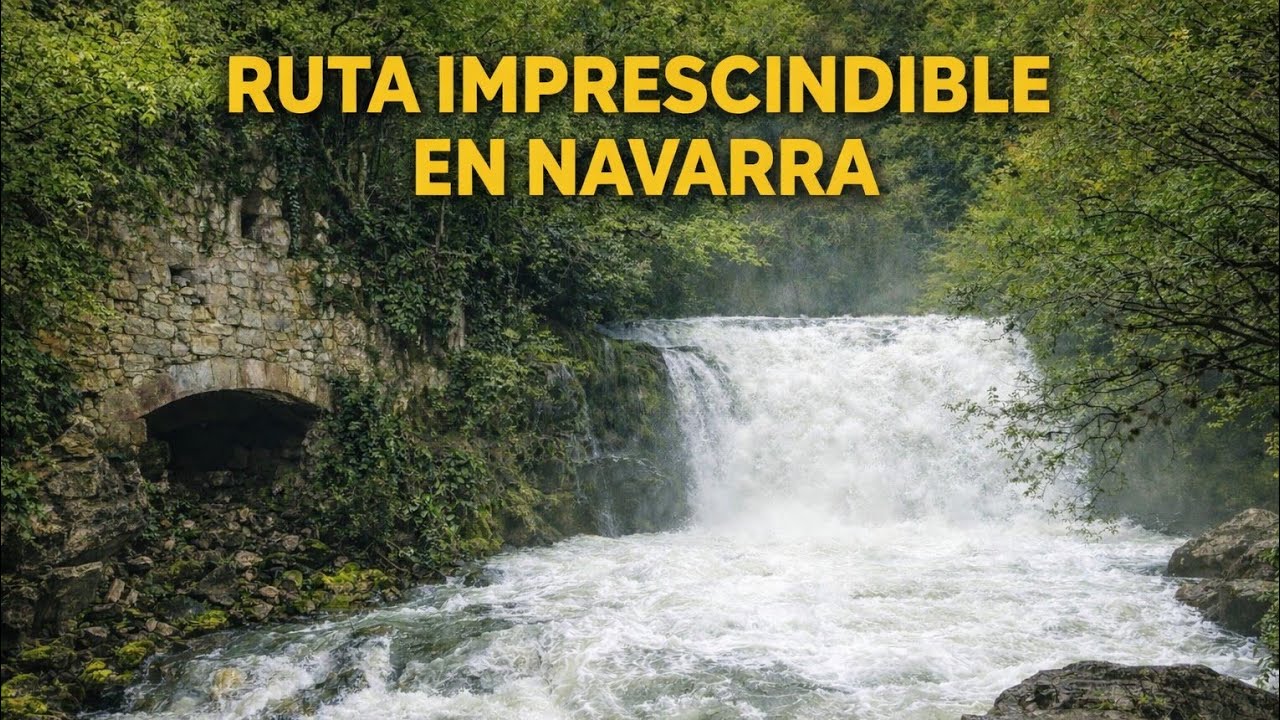 Me Sorprendió está Cascada en Navarra 