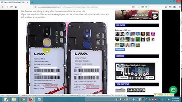 Lava LN9820 Flash File (S104)(S106) Android 8.1 Oreo FRP Dead & Hang Logo Fix Customer Care Firmware