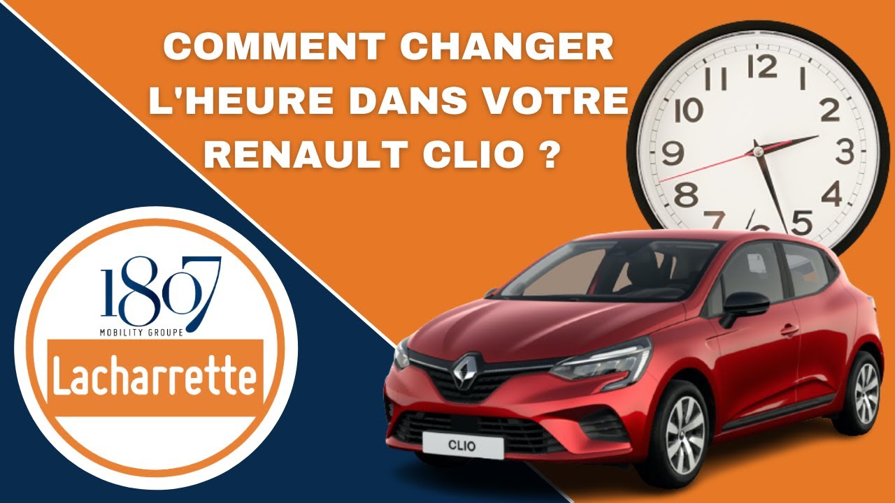 TUTO CHANGER L'HEURE DANS VOTRE RENAULT !?⏰ YouTube