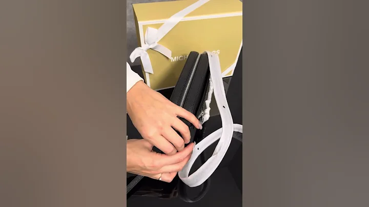 Распаковка сумки MICHAEL KORS Jet Set Large Saffiano Leather Crossbody Bag (black)