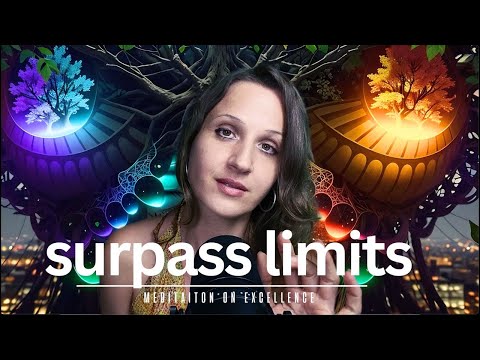 STUNNING 4k Psychedelic Visuals +Guided Meditation: Excellence to Stop Self-Doubt | Female Voice