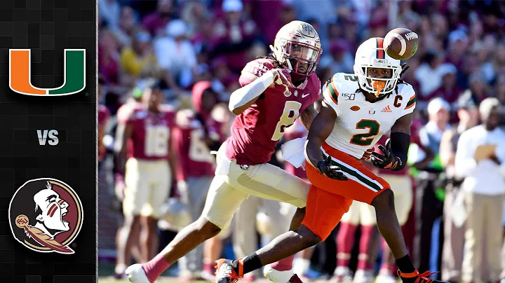 Miami vs. Florida State Football Highlights (2019)