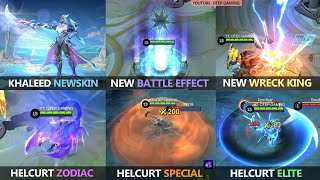 Revamped Helcurt Skins and Upcoming Battle Effects and other update