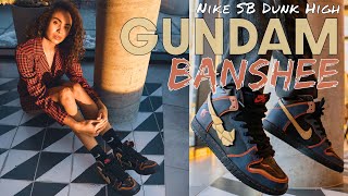 WERE THESE WORTH THE WAIT  NIKE SB DUNK HIGH GUNDAM RX-0 UNICORN BANSHEE Review & How to Style