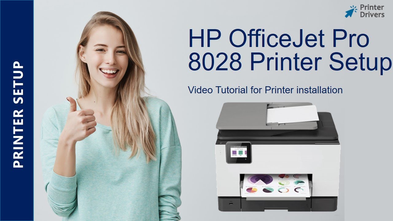 HP Officejet pro 8028 Printer Setup | Printer Drivers | Wi-Fi setup ...