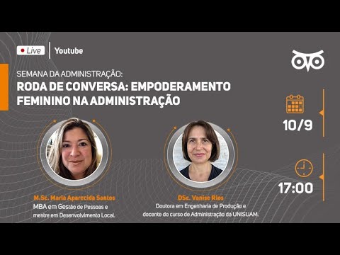 Live - Empoderamento Feminino na Engenharia  Programa de Mestrado em  Engenharia de Produção