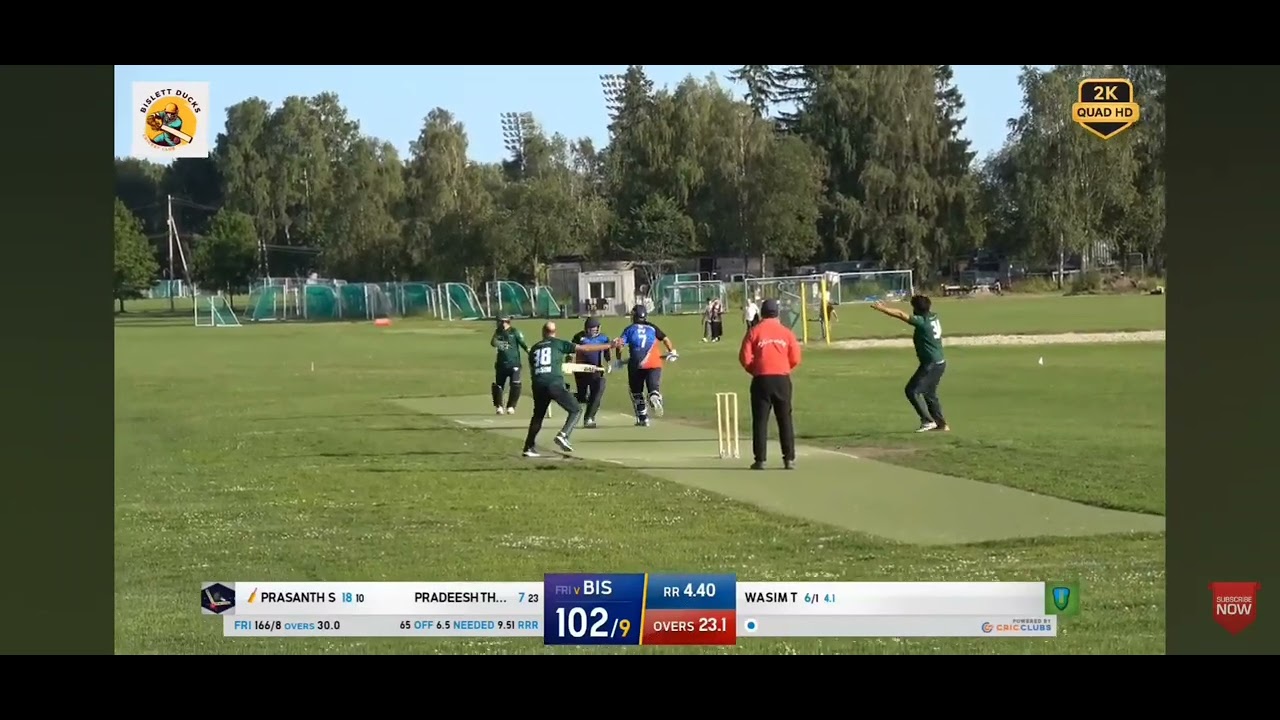 Almost a match winning 36 by Prasanth against Friends ck