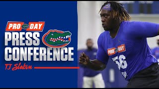 2021 Pro Day Press Conference - TJ Slaton