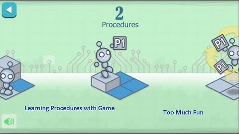 Learning to code with Lightbot Level2| Procedures