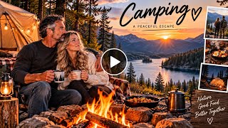 Peaceful Camping Escape 🏕️🔥 | Cooking, Hiking & Relaxing in Nature | No Talking ASMR