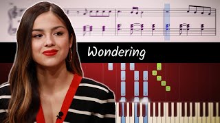 How to play piano part of Wondering by Olivia Rodrigo \& Julia Lester (HSMTMTS)