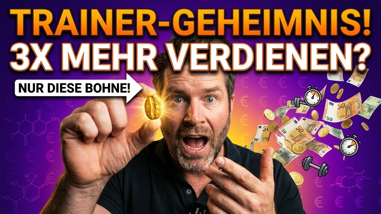 Trainer verdienen 3x mehr mit dieser Kaffeebohne – Video ansehen