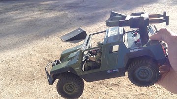 G.I. Joe custom rc 1/18 scale VAMP with shooting cannons.