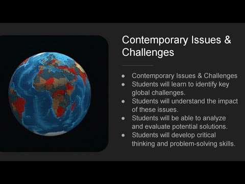 Contemporary Issues & Challenges - YouTube
