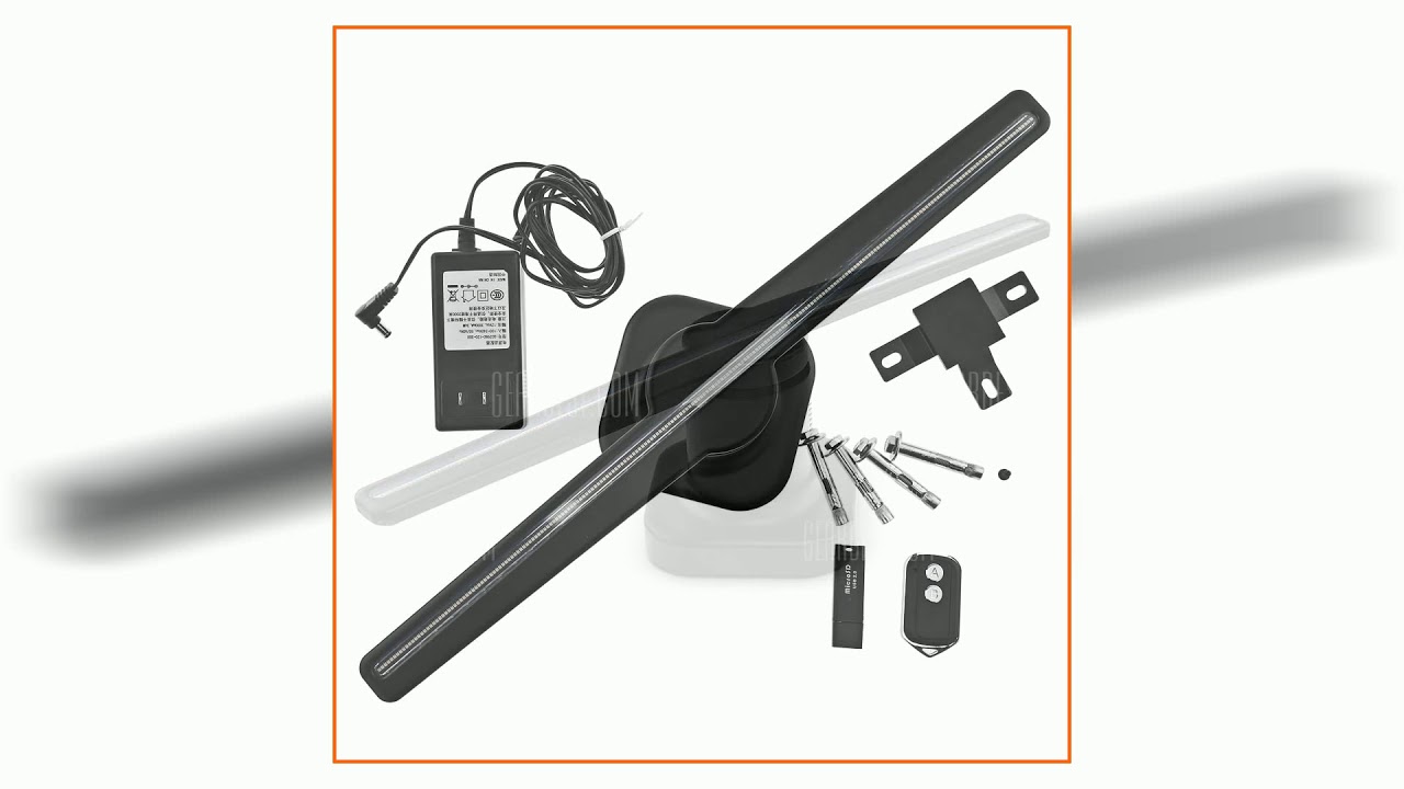 Utorch FY3D - Z1 Holographic Display LED Fan Advertising Machine AC 100 - 240V