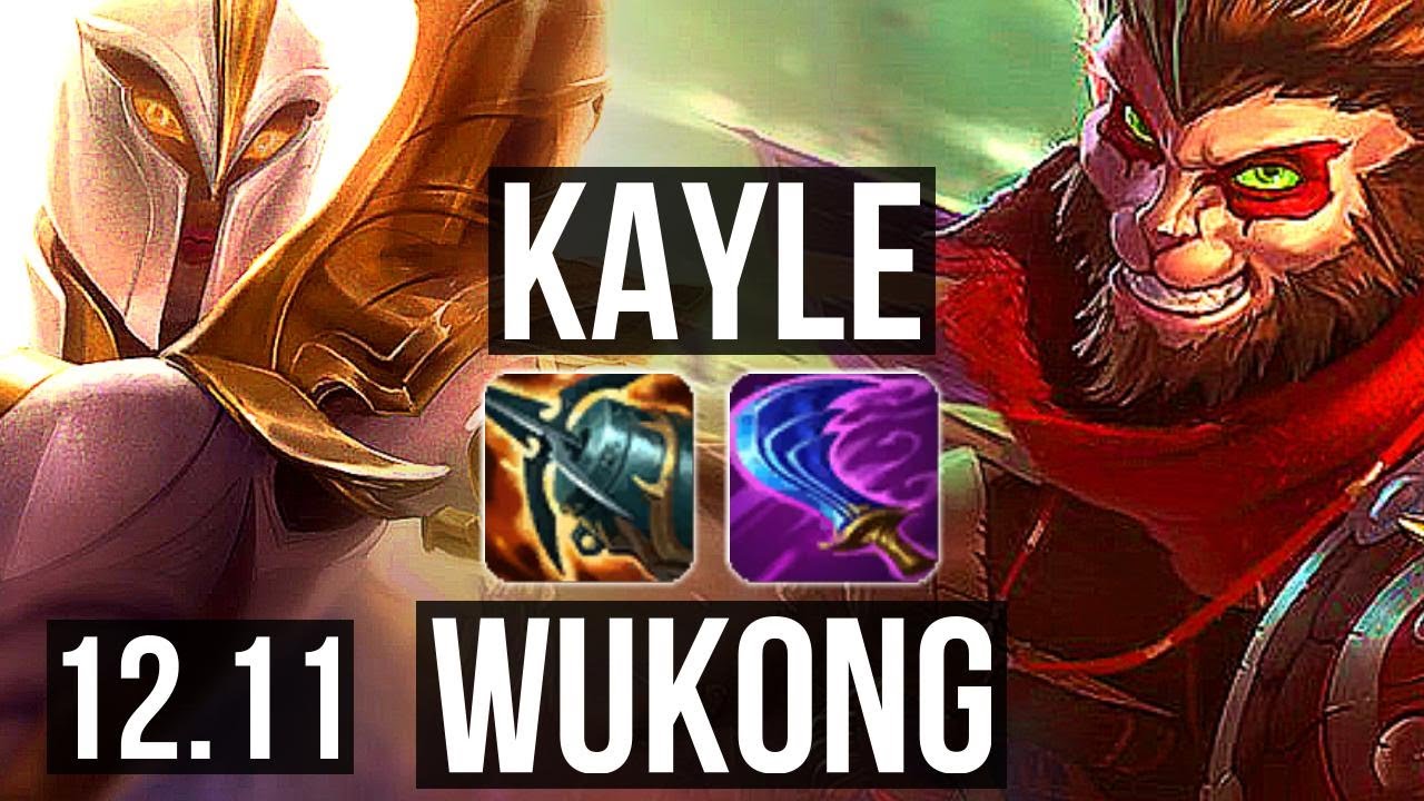 KAYLE vs WUKONG (TOP) | 900+ games, 1.2M mastery, 11/3/4, Rank 13 Kayle | NA Grandmaster | 12.11