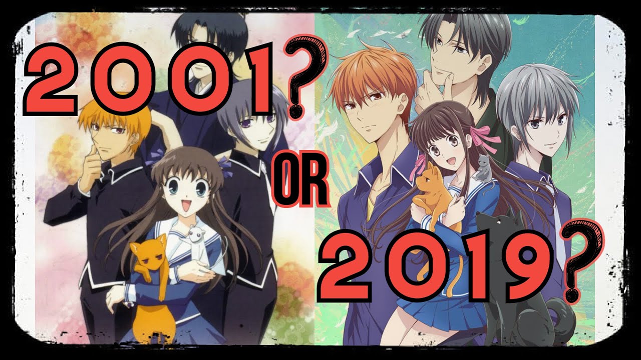 3c — Fruits Basket Characters: 2001 vs 2019