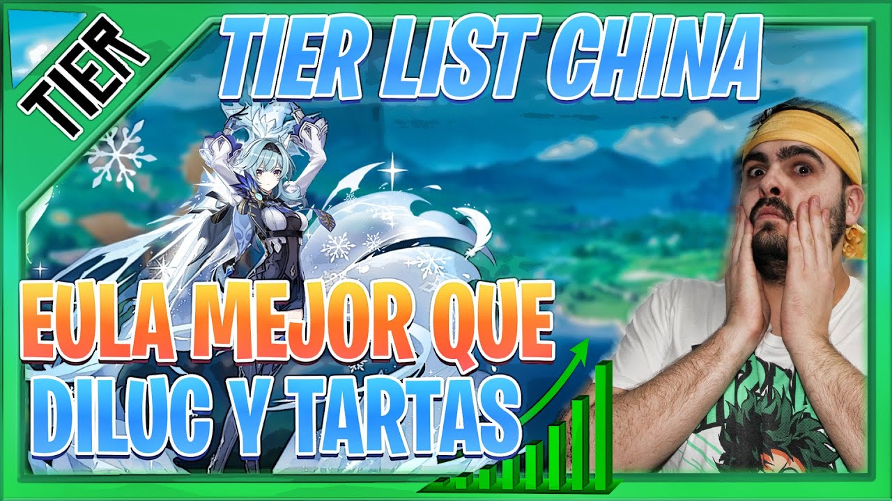 Tier List Actualizada Eula Usagi Sensei Genshin Impact Gameplay Espanol Nexer Youtube