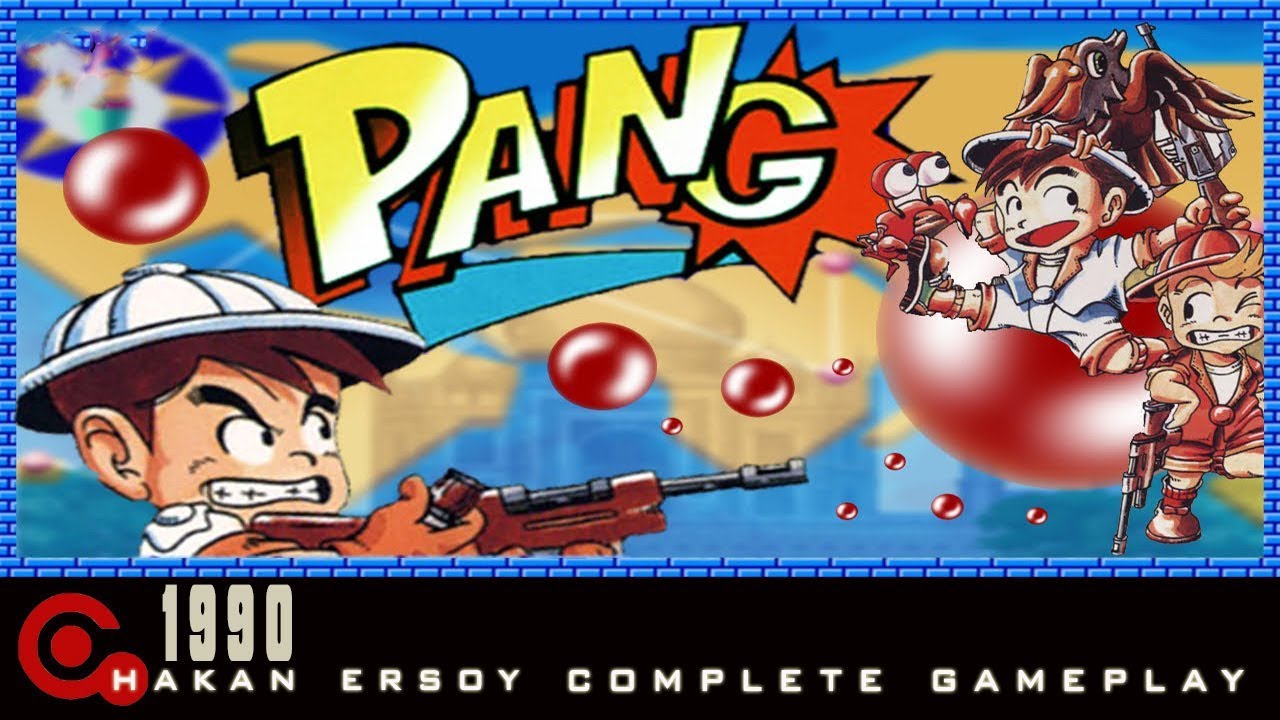 Super Pang Gameplay - Arcade Machine Games - Best Atari Games [1990]