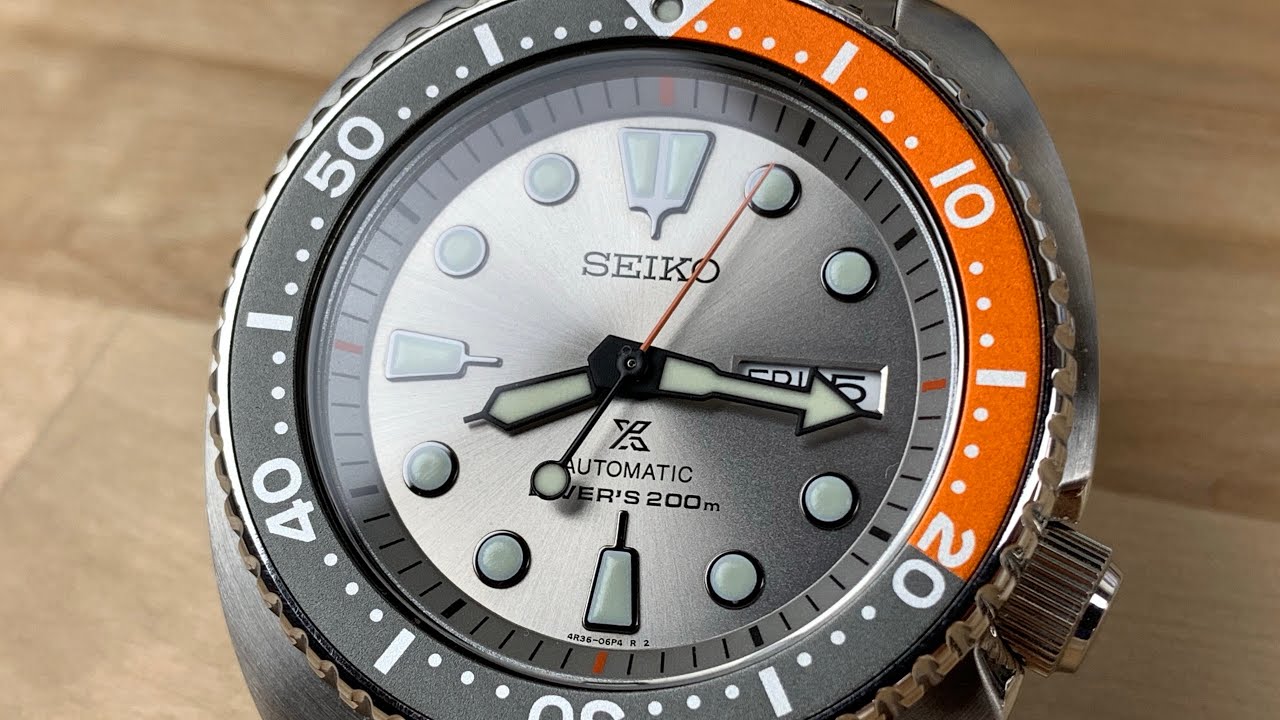 Seiko srpd01 “grey dawn” turtle - YouTube