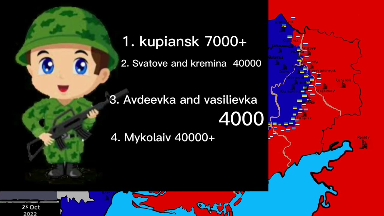 Russian invasion of Ukraine 23 October 2022