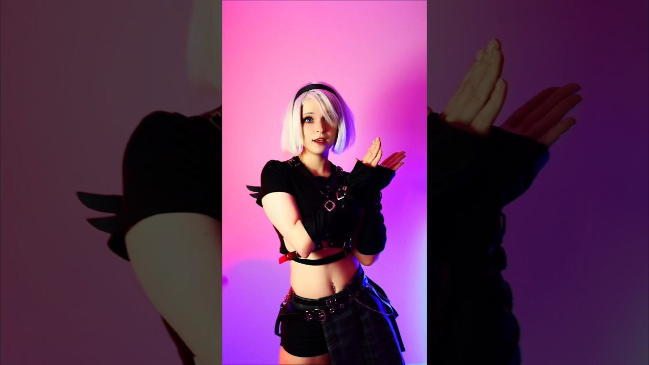 This one was fun to make😸 #cosplay #gamecosplay #nierautomata #nierautomata2b #2b #2bcosplay