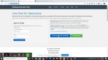How to use Backchannel Chat  A guide for teachers