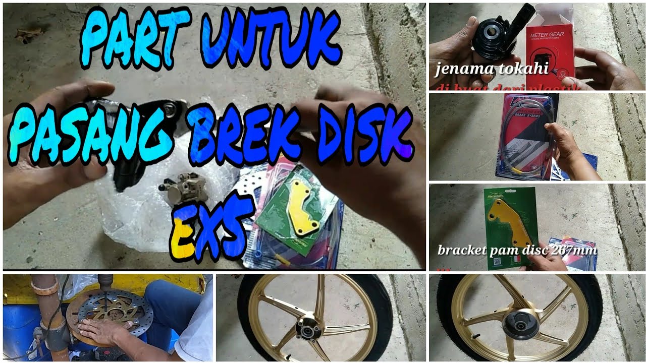 ex5 dream : part untuk pasang brek disc