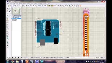 #Flex Sensor with interfacing #Arduino #UNO in #proteus