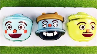 アンパンマン ANPANMAN おもちゃ どんぶりまんトリオ かまめしどん、かつどんまん、てんどんまん