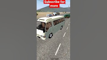 #shorts | Isuzu NK71 Microbus Mod | BUSSID | lgta hai piche accident hua h | Android game | 3D game