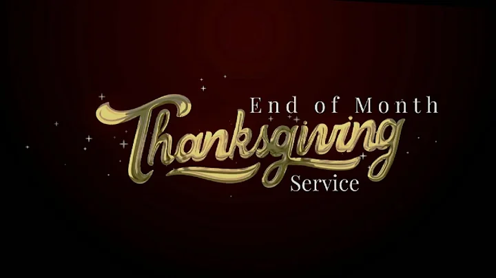 2ND SERVICE | UNDERTANDING THE WONDERS OF THANKSGIVING | MAY 30, 2021