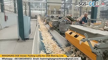 How "Wood Strands" made for OSB production by Fast Peeling Machine?