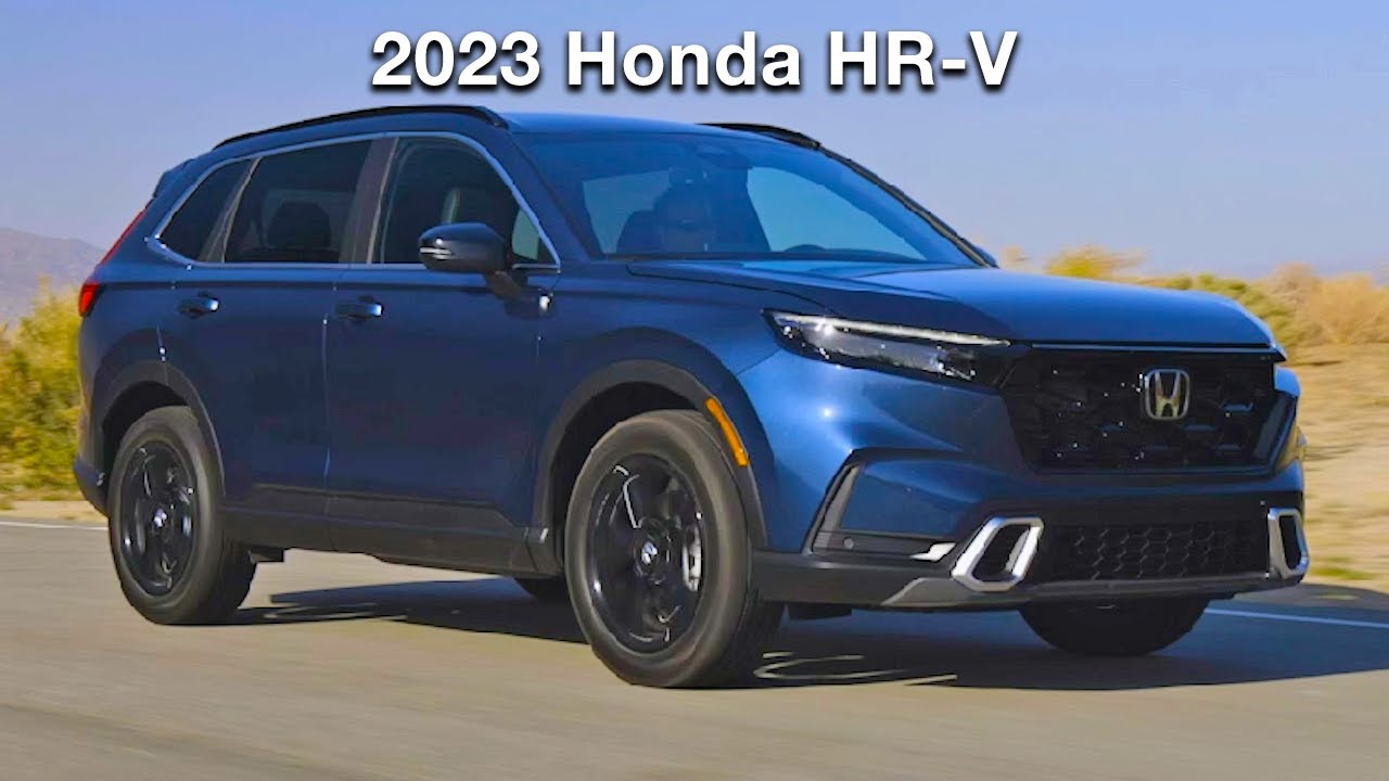 New 2023 Honda CR-V in Canyon River Blue Metallic - YouTube