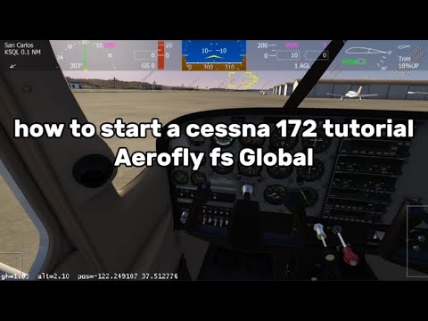 How to start a cessna 172 tutorial!!!!! - YouTube