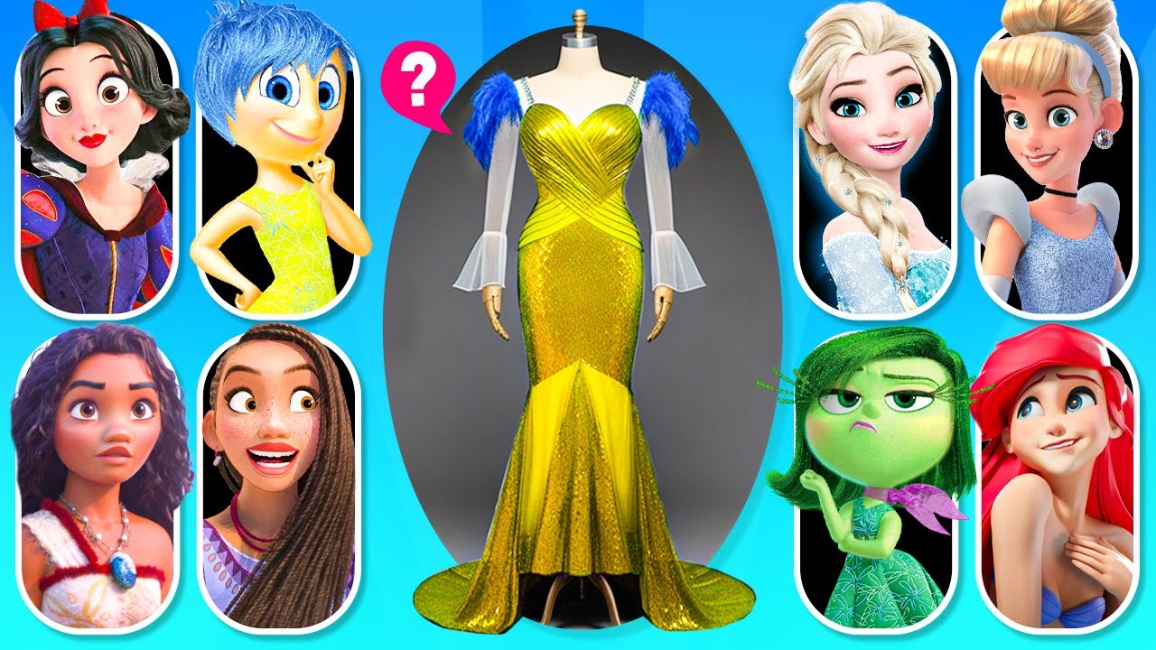 🔥 Guess the Character by Dress AI #18 | Inside Out 2, Princess Disney Character Quiz, Disney Song