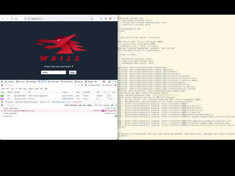 Beginning Wails: window.go is undefined error