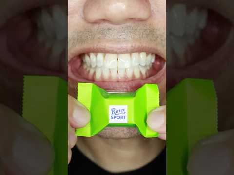 Whole Hazelnut in Praline Creme | Ritter SPORT Cubes Classic 🍫 #DoctorTristanPeh #ASMR #shorts