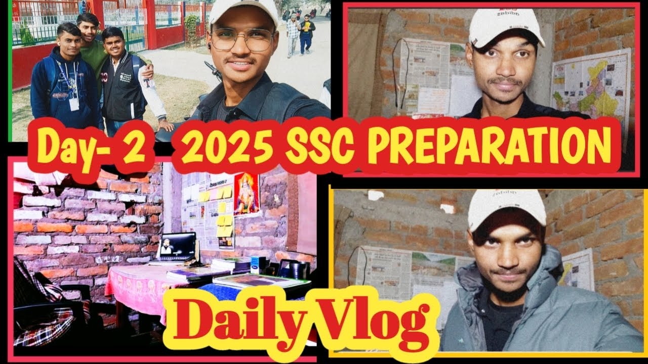 Ssc Preparation Vlog। Day 2। Daily Ssc Vlog। My Daily Routine। #ssc # ...