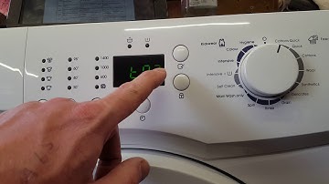 Zanussi zwg1140m reading of error code and resetting