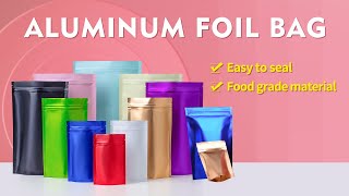 Colorful matt aluminum foil stand up pouch | Soonseal Packaging