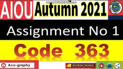 ⏩ AIOU Code 363 Solved Assignment No.1 Autumn 2021 || Subject: Urdu Compulsory (I) || Level: FA/ICom