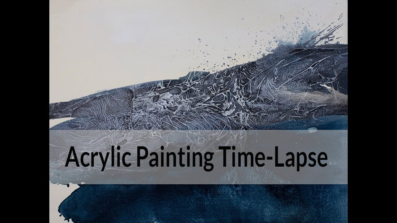 Poured Acrylic Painting - Time-Lapse